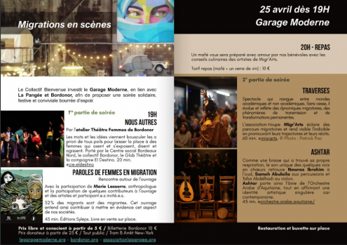 Theatre femmes 25 avril 2026 - Festival Bienvenue